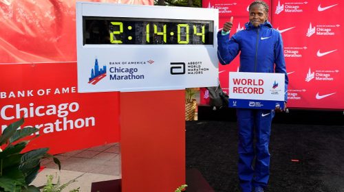 Brigid Kosgei Chicago Marathon 2019
