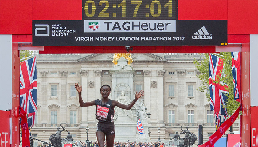 Mary Keitany London Marathon 2017