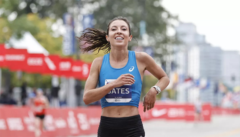 Emma Bates Chicago Marathon 2021
